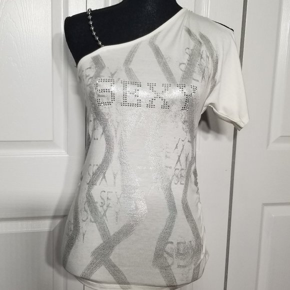 SEXY One Shoulder Top - Picture 1 of 2